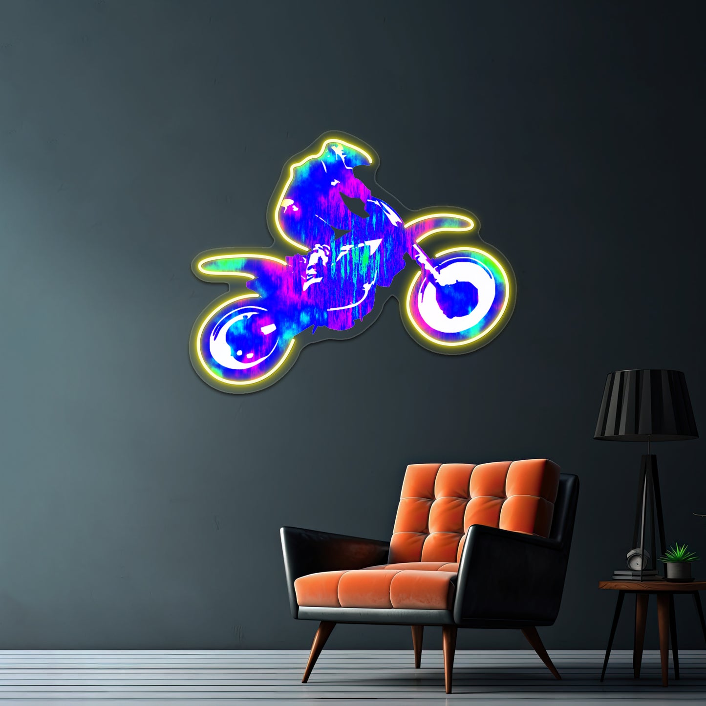 Motocross High Wall Artwork Neon Signs