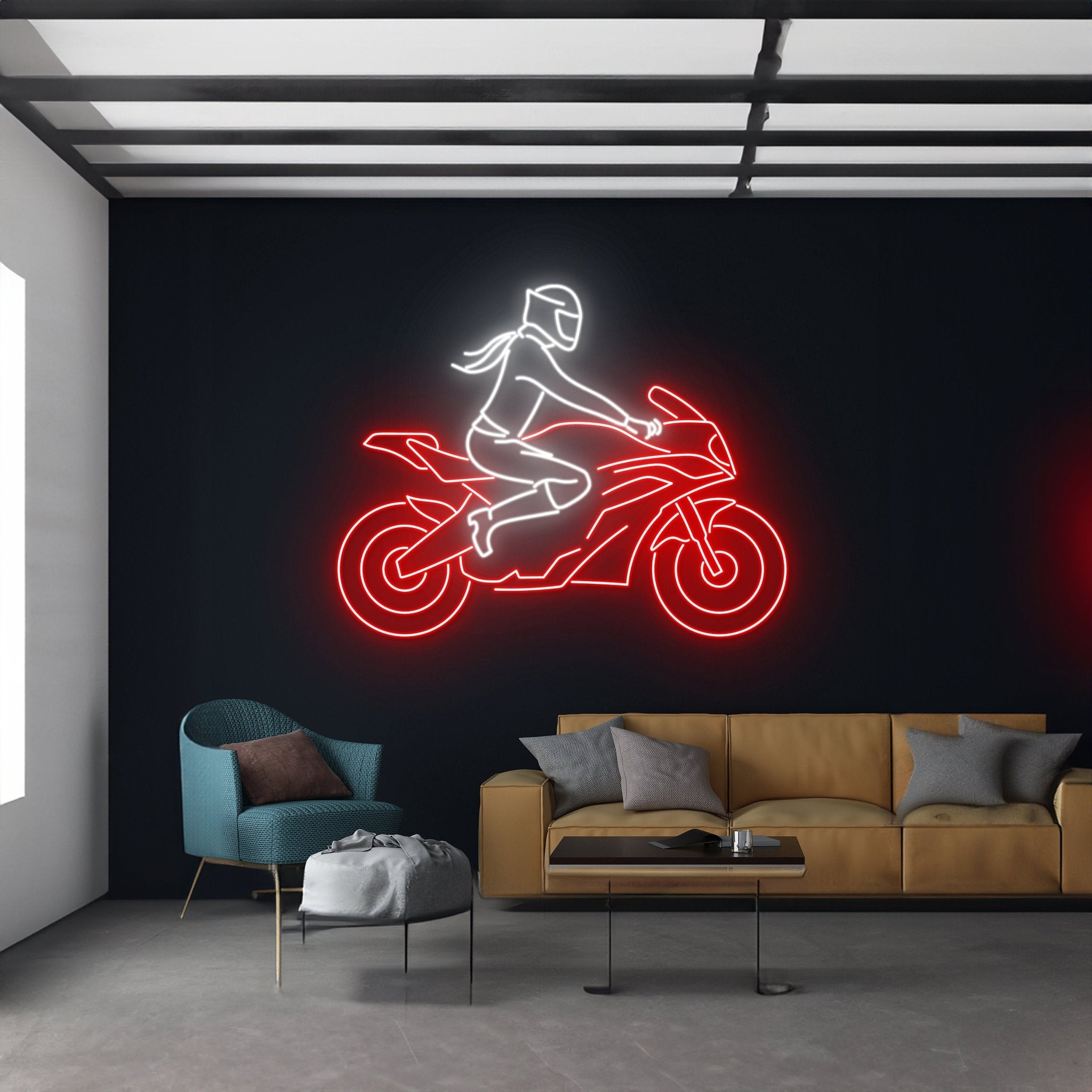 Motorbike Girl Neon Sign - Shineneon