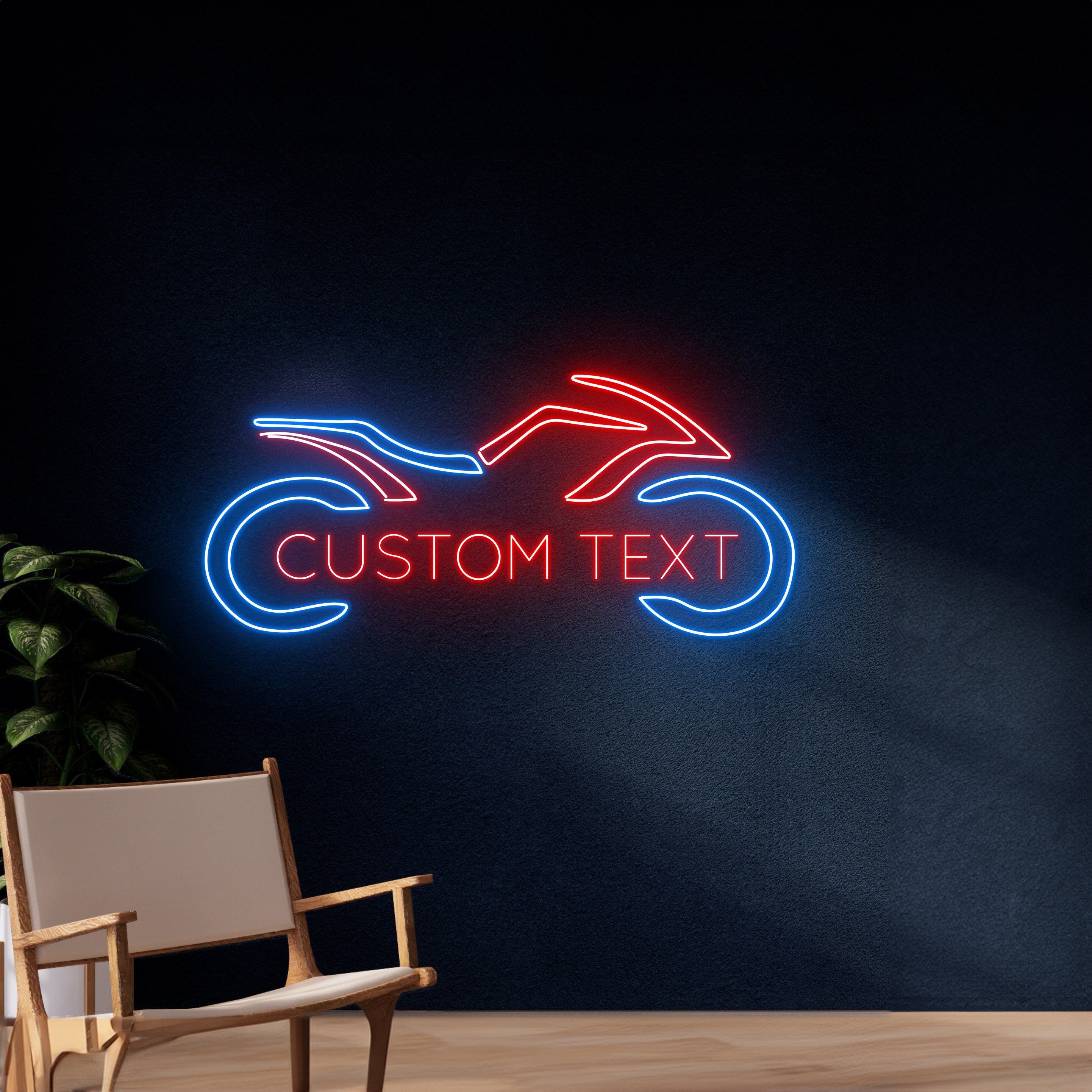 Motorbike Neon Sign Motorsport Neon Light Dirt Bike Cave Neon Light | Shineneon