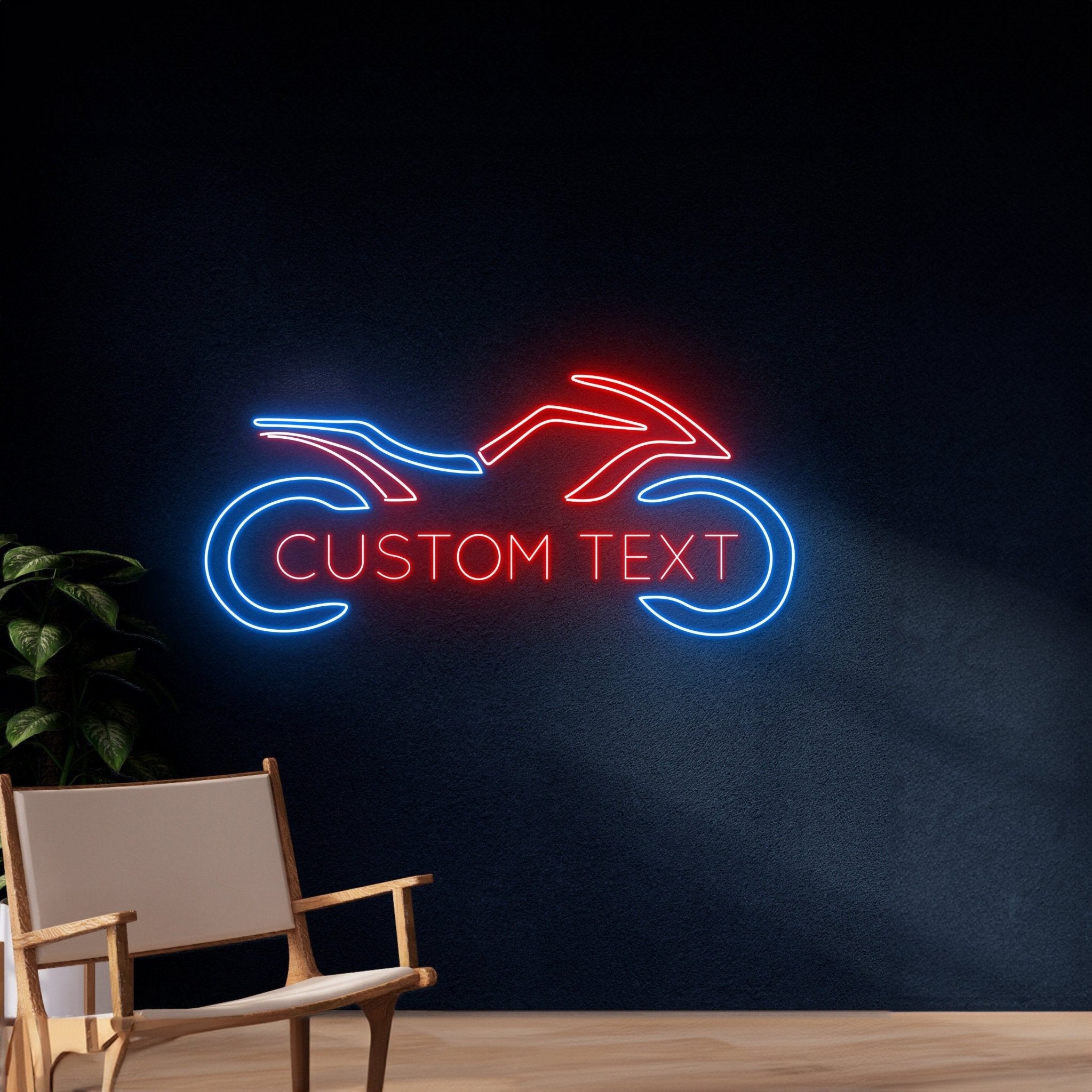 Motorbike Neon Sign Motorsport Neon Light Dirt Bike Cave Neon Light - Shineneon