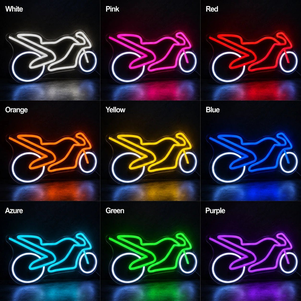 Motorcycle Garage LED Neon Sign - Shineneon