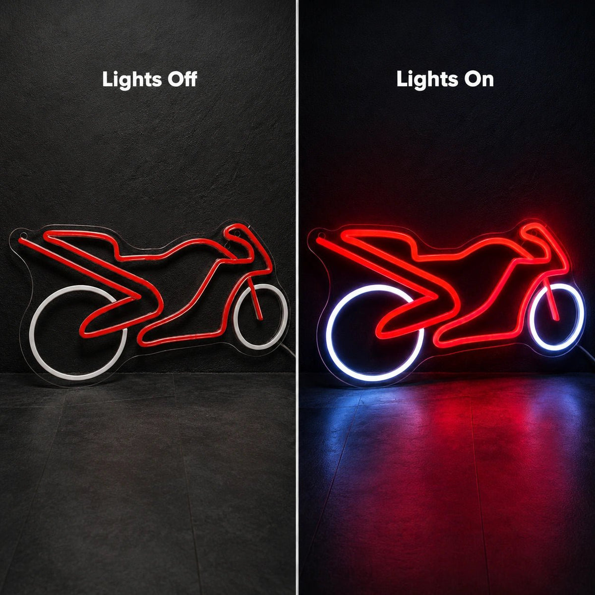 Motorcycle Garage LED Neon Sign - Shineneon