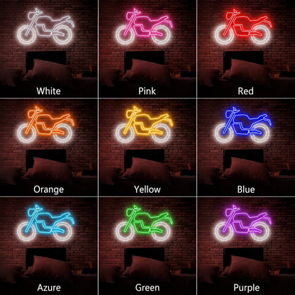 Motorcycle Outline LED Neon Sign - Shineneon