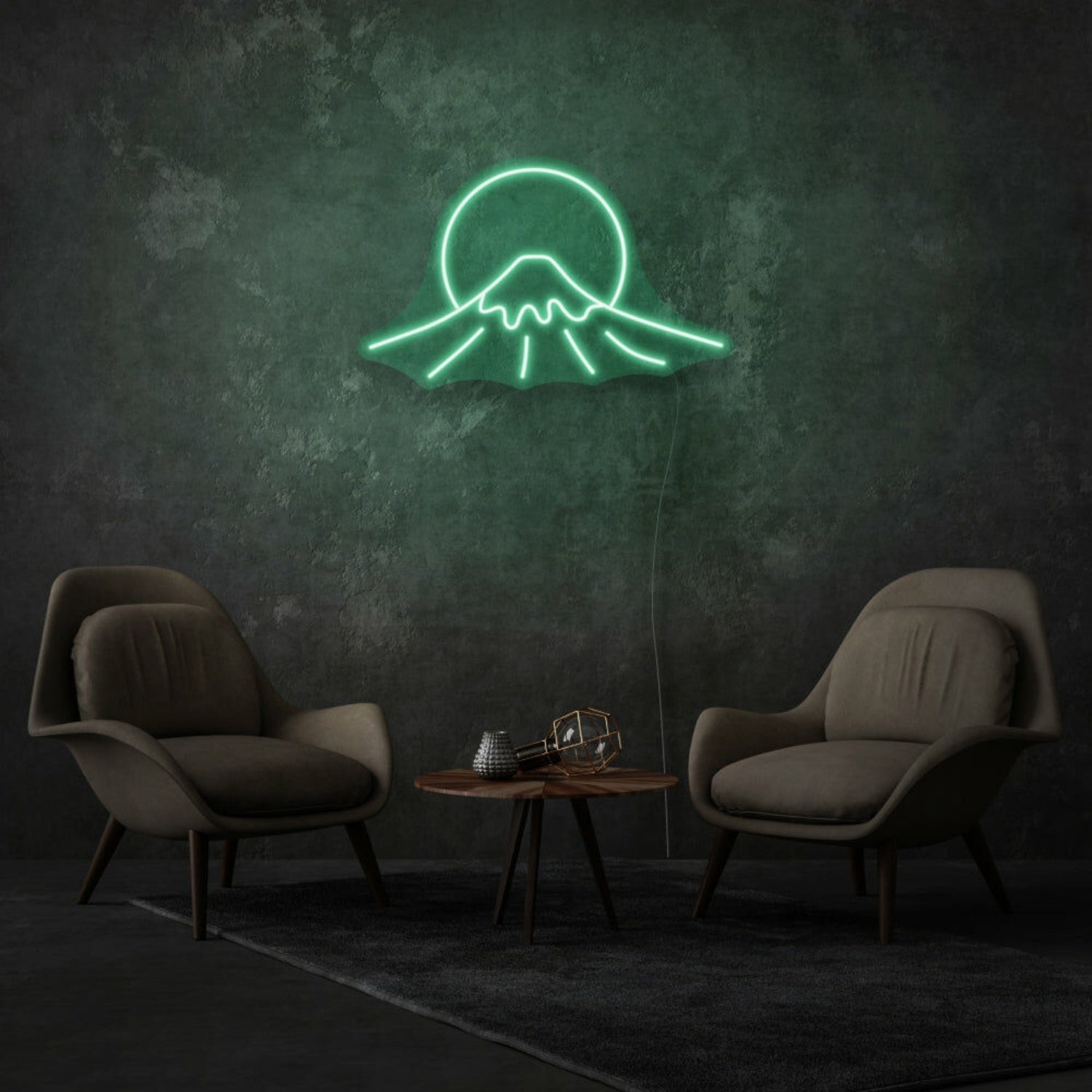 Mount Fuji Sign Neon Celebrating Iconic Natural Beauty - Shineneon