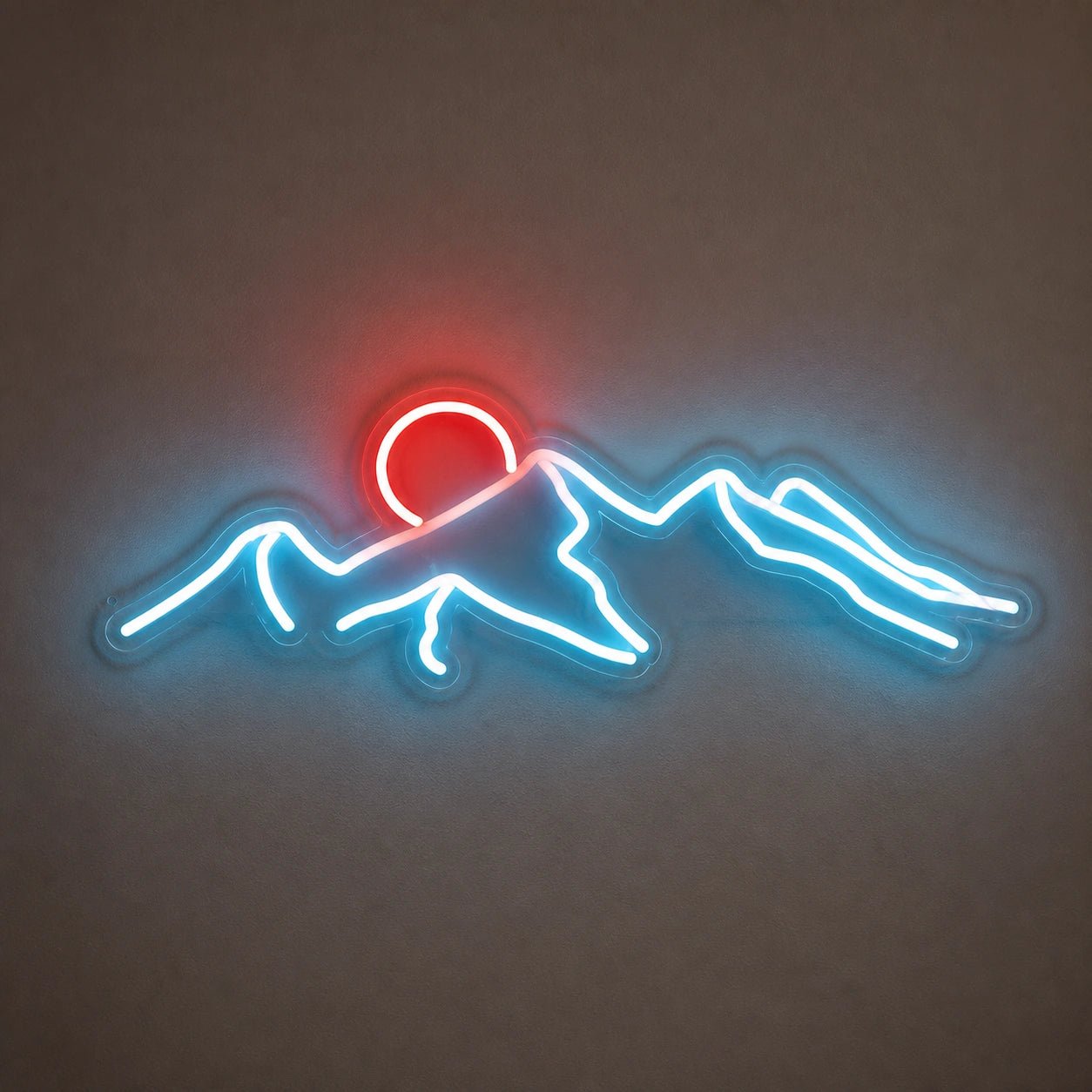 Mountain Desert Sunset Vintage LED Neon Sign - Shineneon