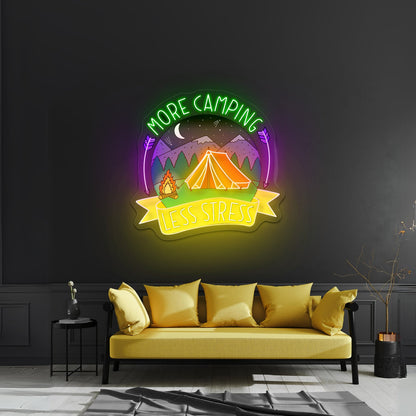 Mountain Landscape Led Neon Sign Light Custom Led Signs - Shineneon