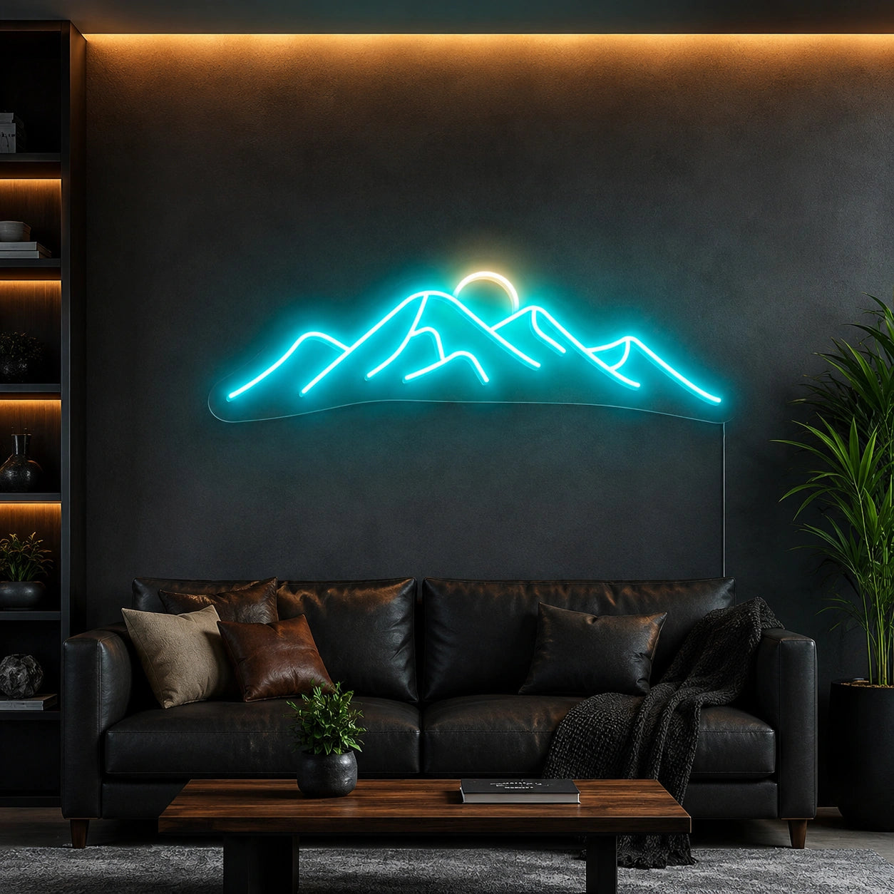 Mountain Range Sofa Neon Sign LED Neon Sign high-converting product image