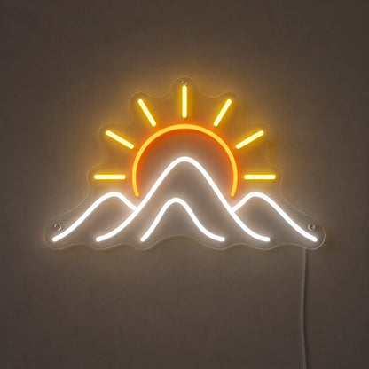 Mountain Sun Line Neon Sign LED Neon Sign main product image