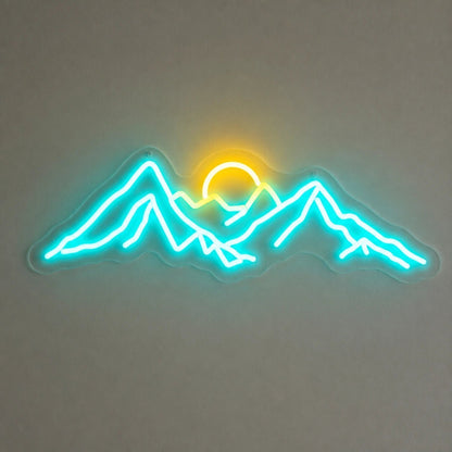 Mountain Sun Vintage LED Neon Sign - Shineneon