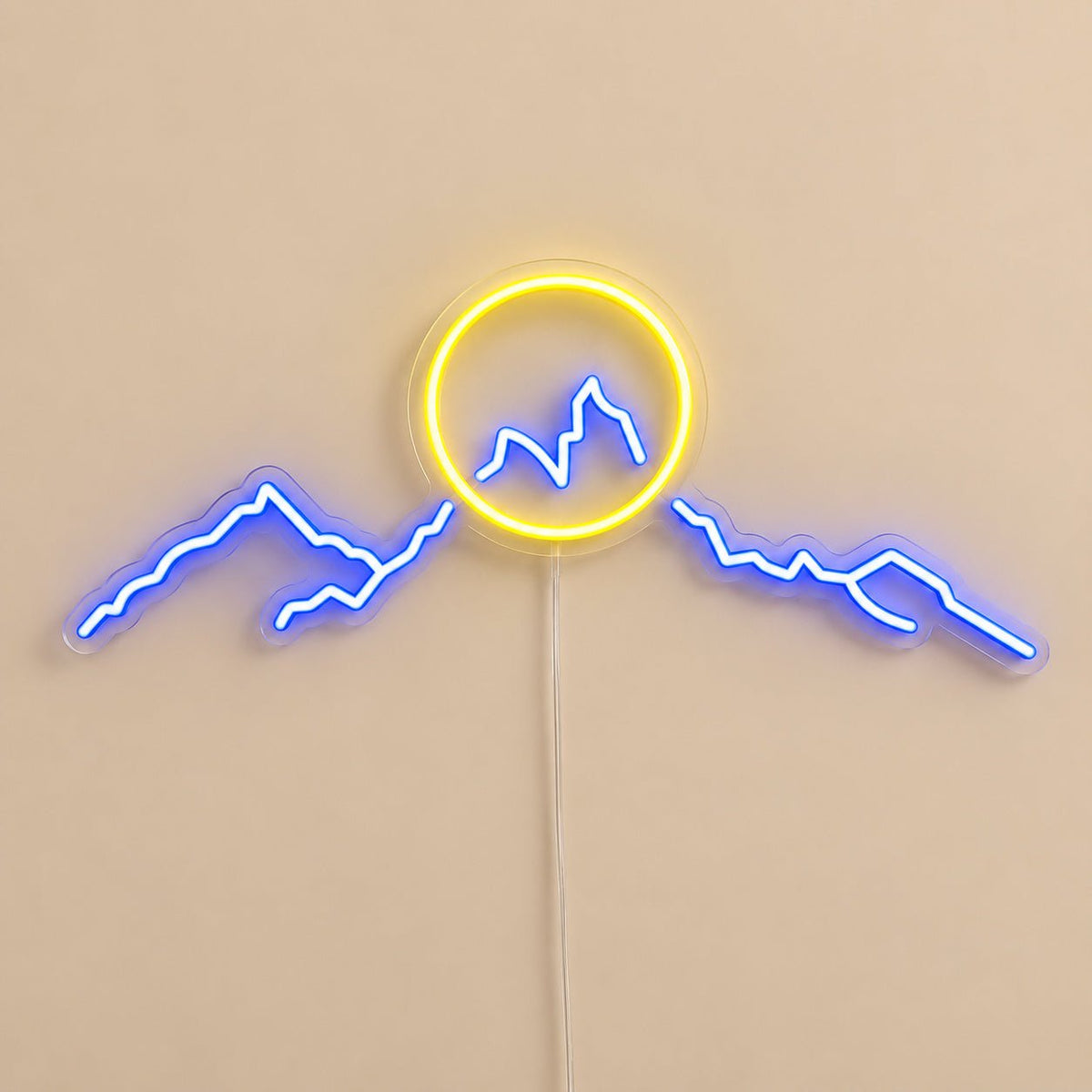 Mountain Sunrise Landscape LED Neon Sign - Shineneon