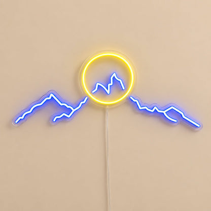 Mountain Sunrise Landscape LED Neon Sign - Shineneon