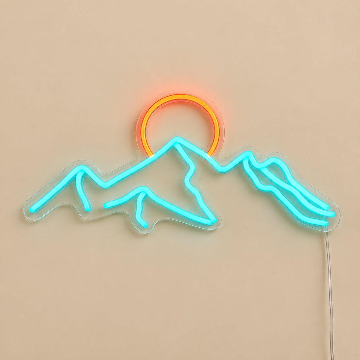 Mountain Sunrise Sunset LED Neon Sign - Shineneon