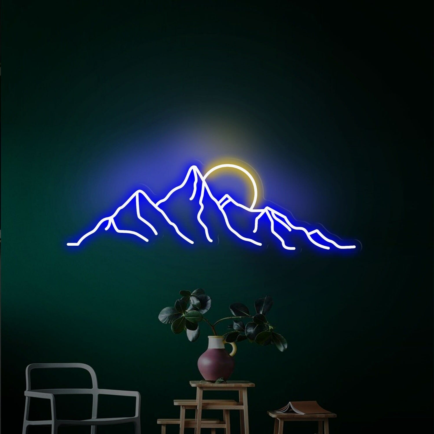 Mountain Sunset Led Neon Sign | Shineneon