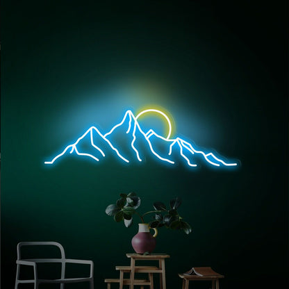 Mountain Sunset Led Neon Sign | Shineneon