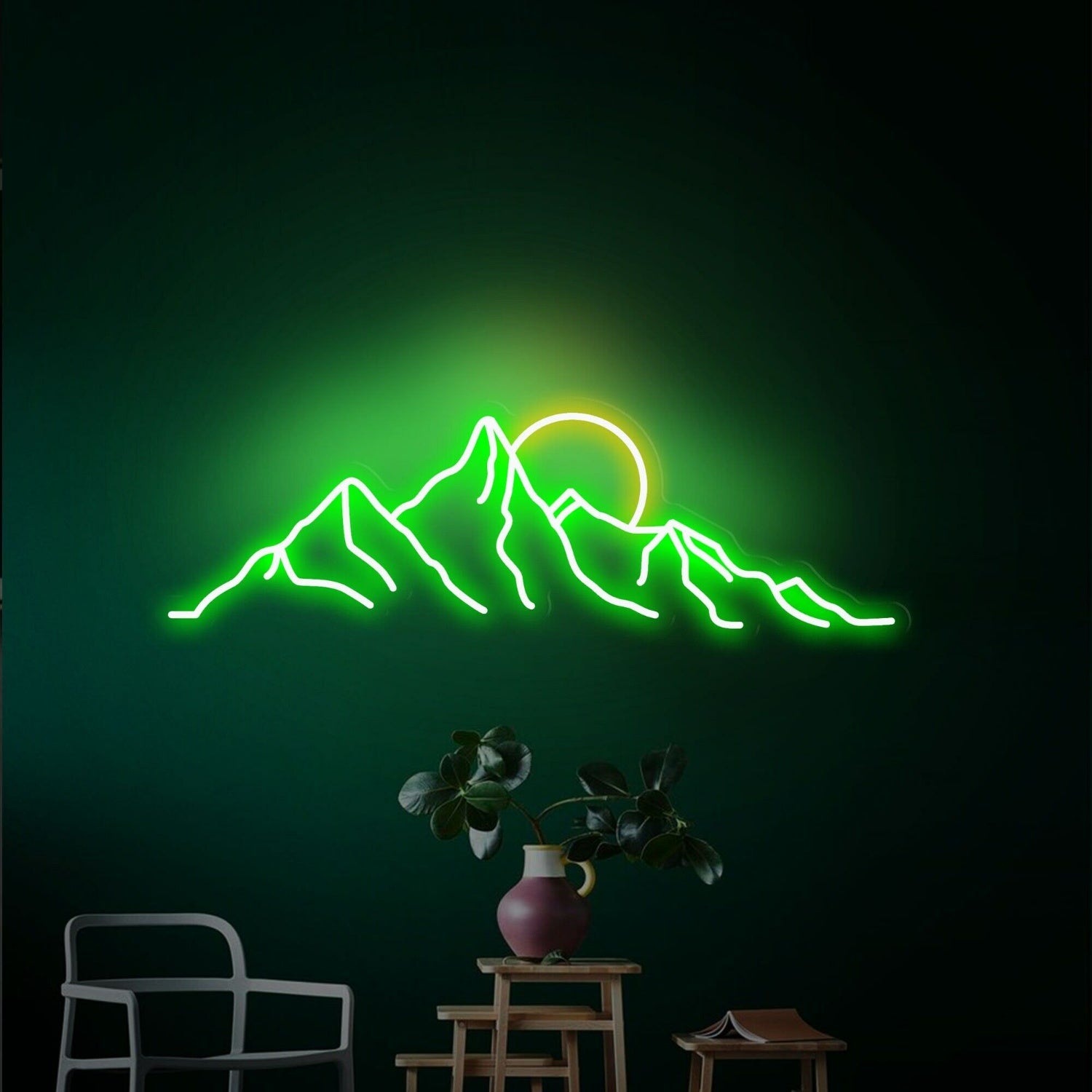 Mountain Sunset Led Neon Sign | Shineneon
