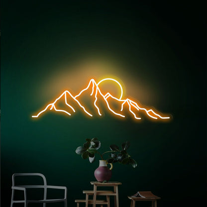 Mountain Sunset Led Neon Sign | Shineneon