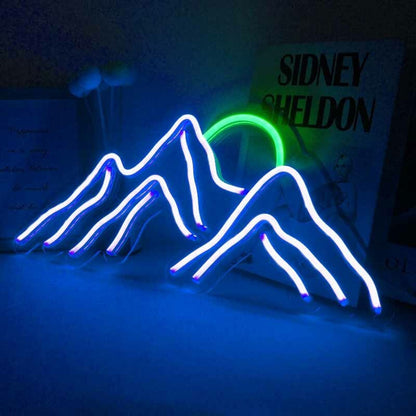 Mountain Top Sunrise Neon Light - Shineneon
