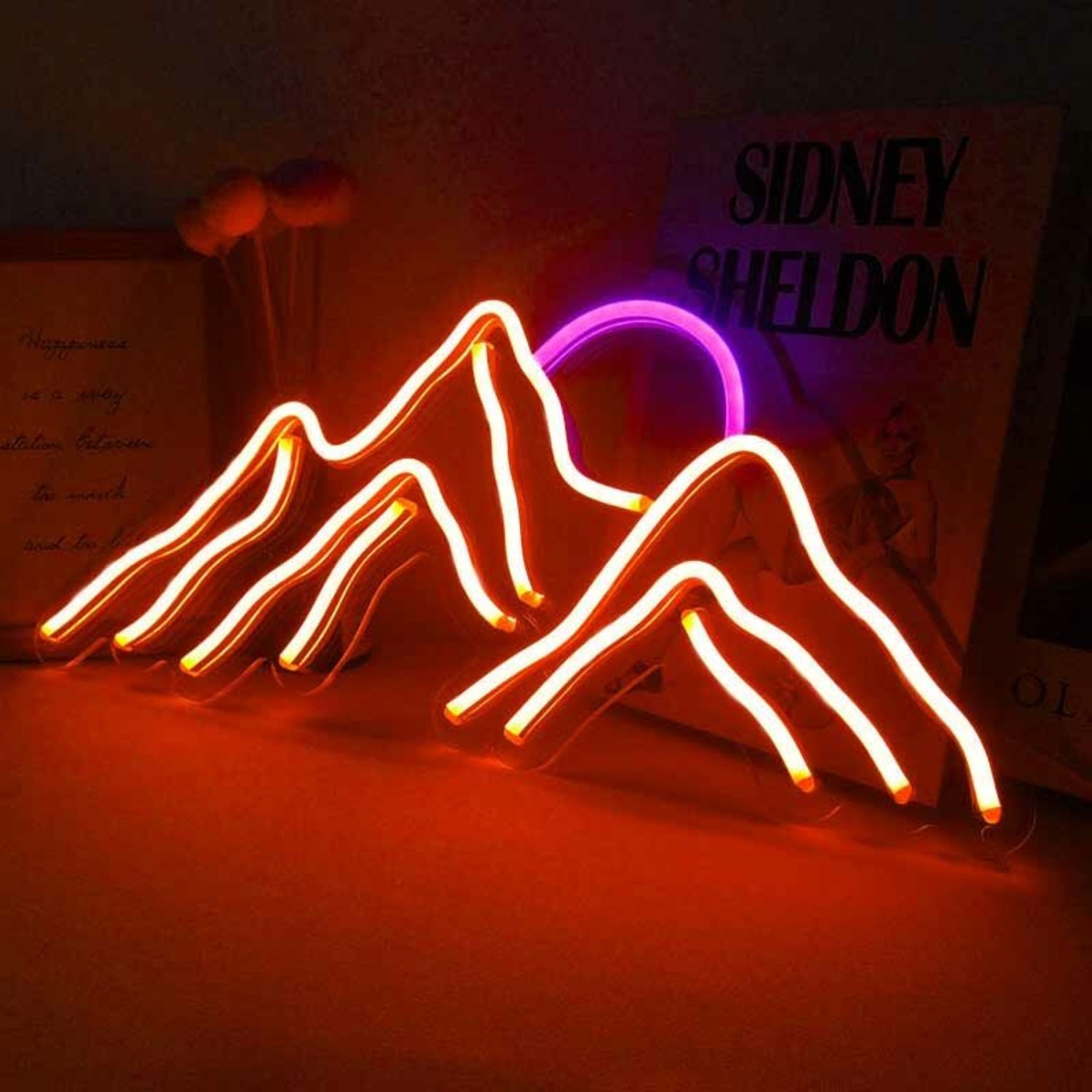 Mountain Top Sunrise Neon Light - Shineneon