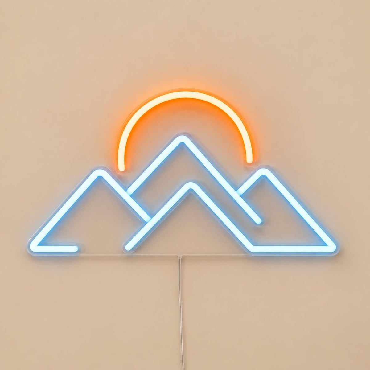 Mountains Sunset LED Neon Sign - Shineneon