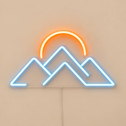 Mountains Sunset LED Neon Sign - Shineneon