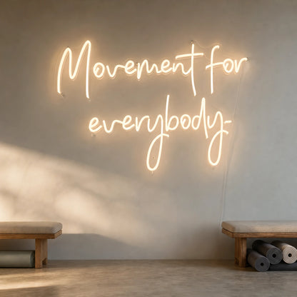 Movement For Everybody LED Neon Sign Man Cave Neon Sign high-converting product image