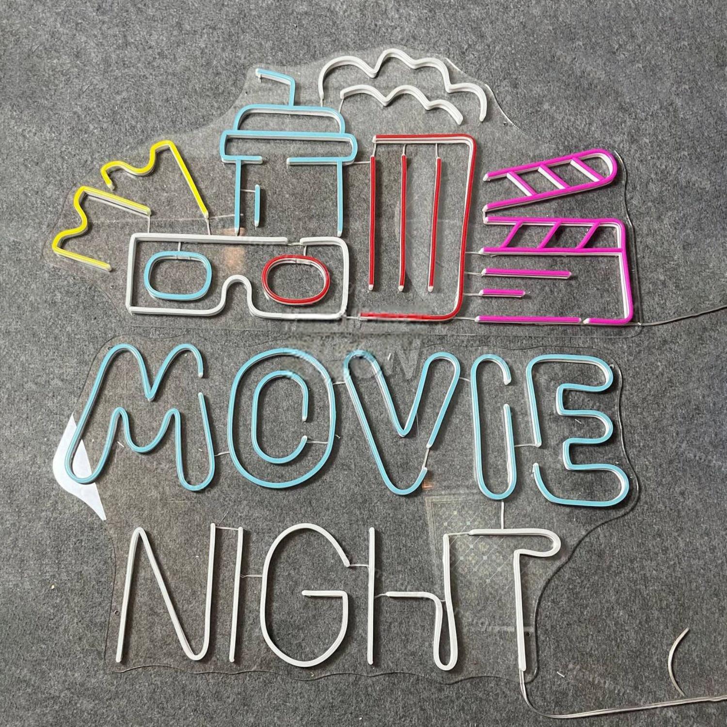 Movie Night Led Neon Sign Led Decor | Shineneon