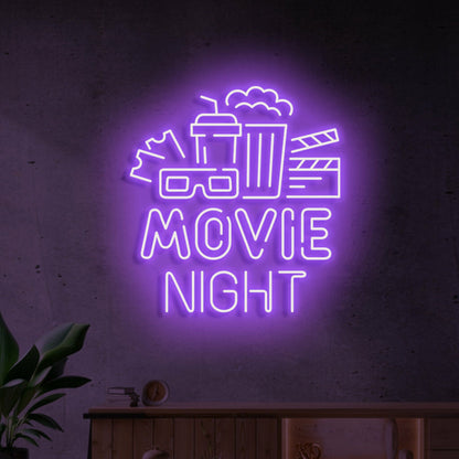 Movie Night Neon For Cinematic Evenings | Shineneon