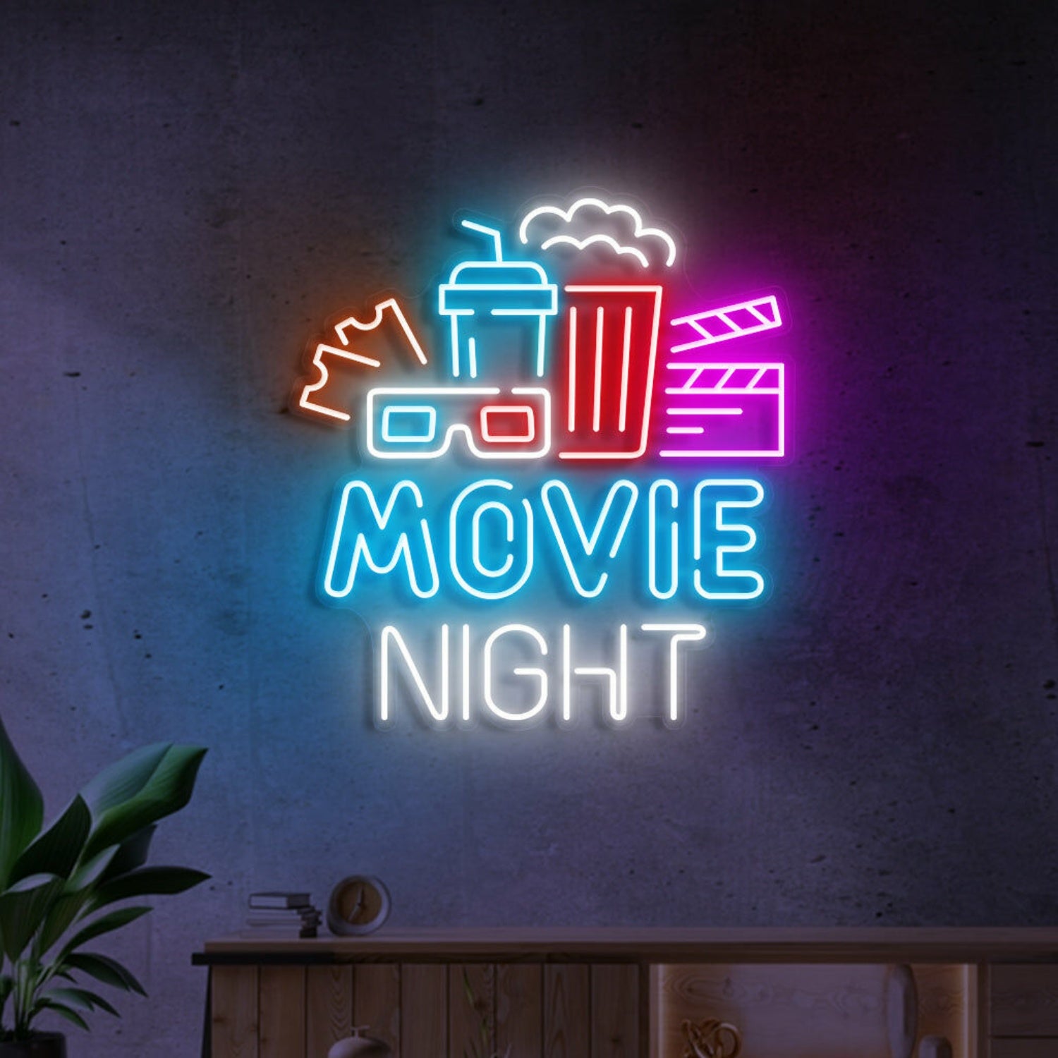 Movie Night Neon For Cinematic Evenings | Shineneon