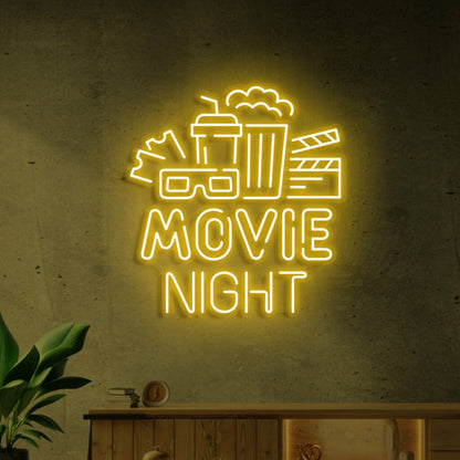 Movie Night Neon For Cinematic Evenings | Shineneon