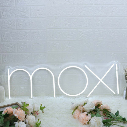 Moxi White Led Neon Sign - Shineneon