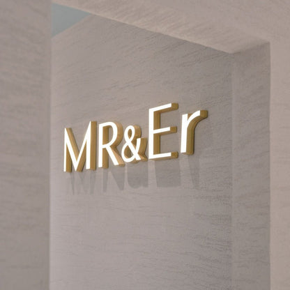 Mr And Er 3D Frontlit Channel Letters Led Light Sign - Shineneon