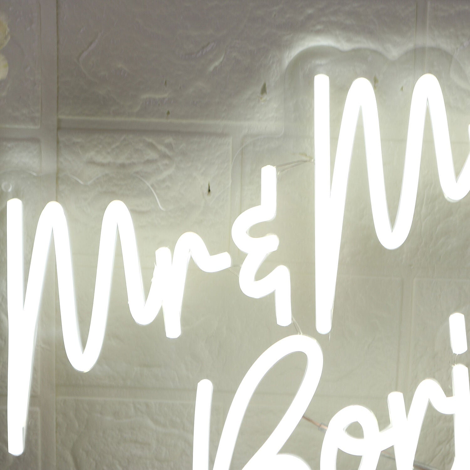 Mr And Mrs Boria White Led Neon Sign - Shineneon