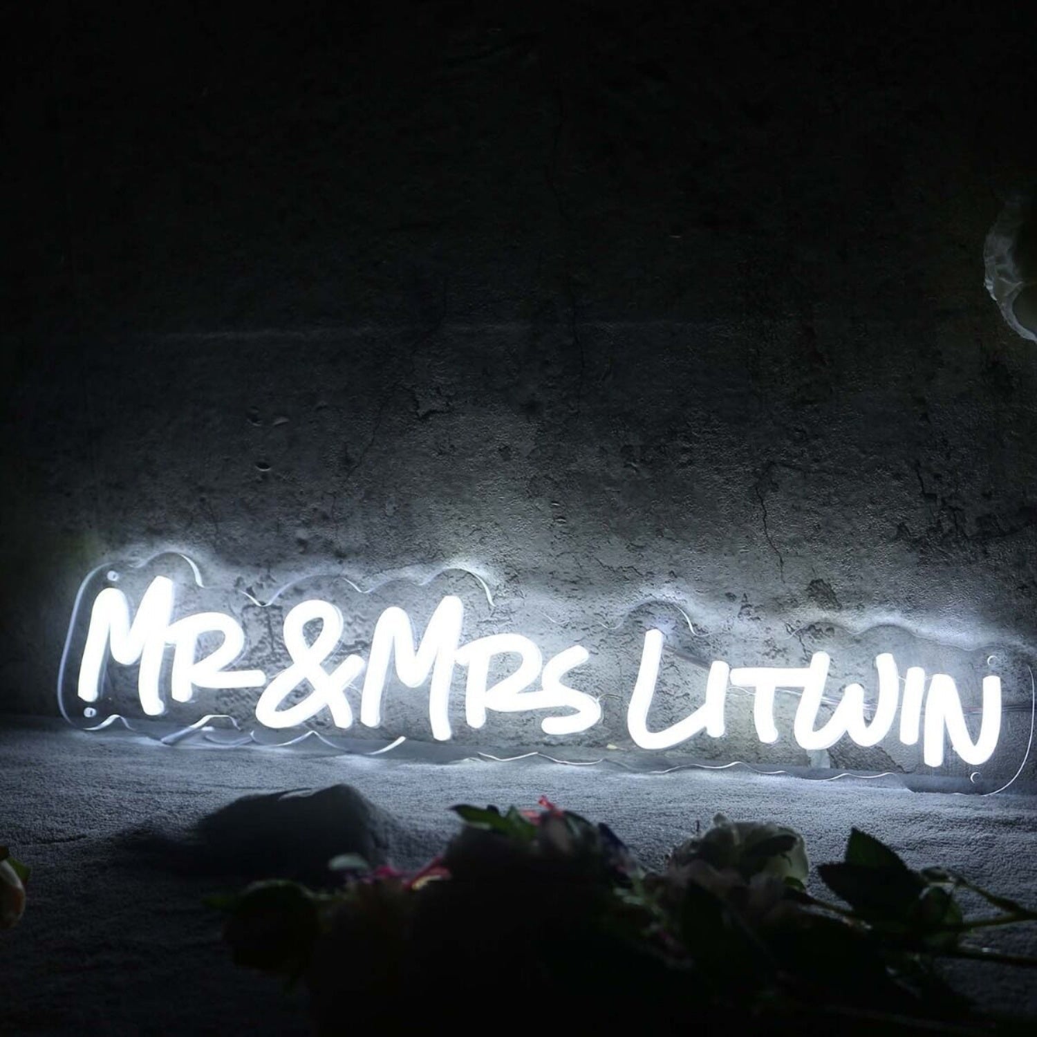 Mr And Mrs Litwin White Led Neon Sign - Shineneon