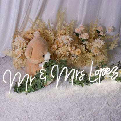 Mr And Mrs Lovers Led Neon Sign - Shineneon