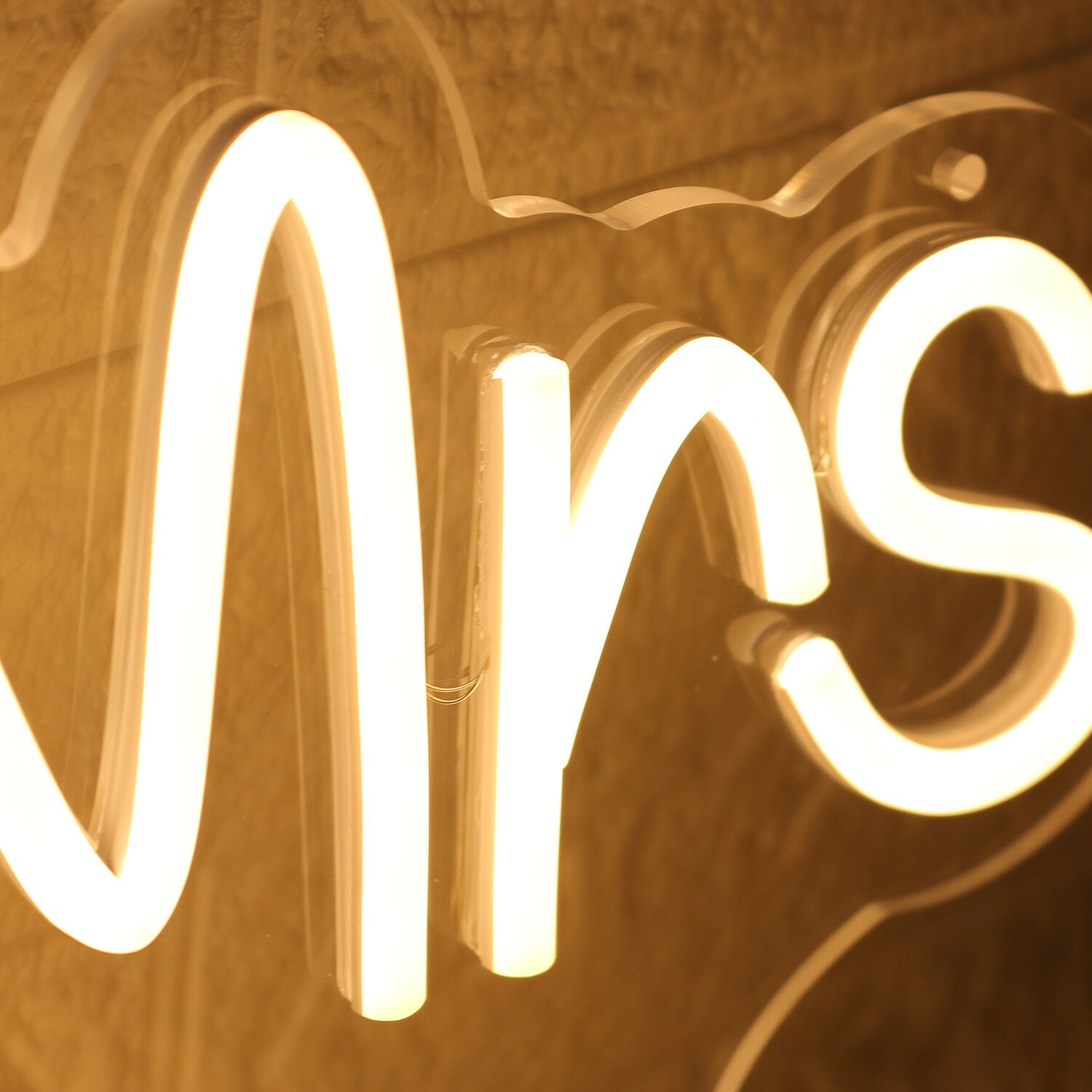 Mr And Mrs Milne Yellow Led Neon Sign - Shineneon