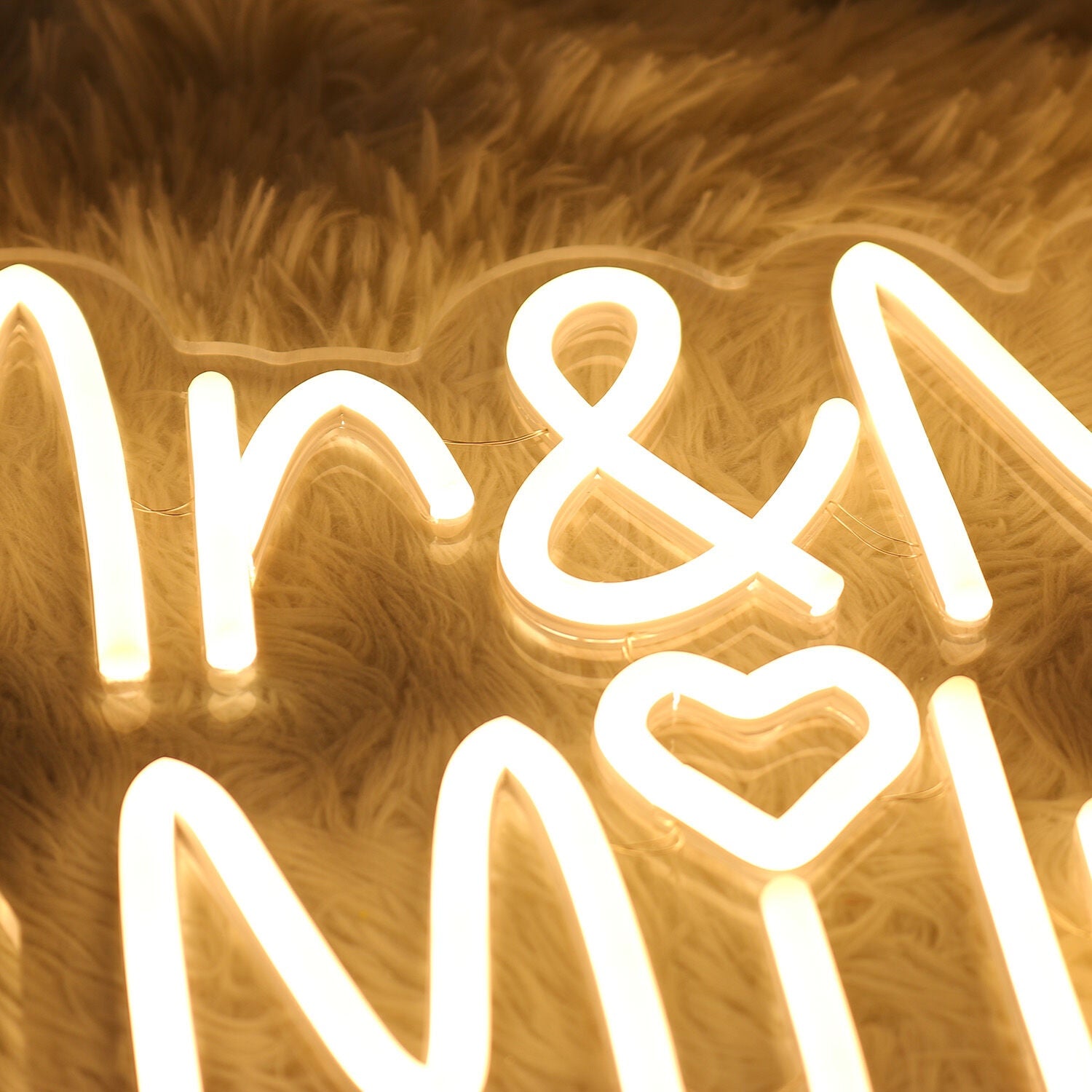 Mr And Mrs Milne Yellow Led Neon Sign | Shineneon