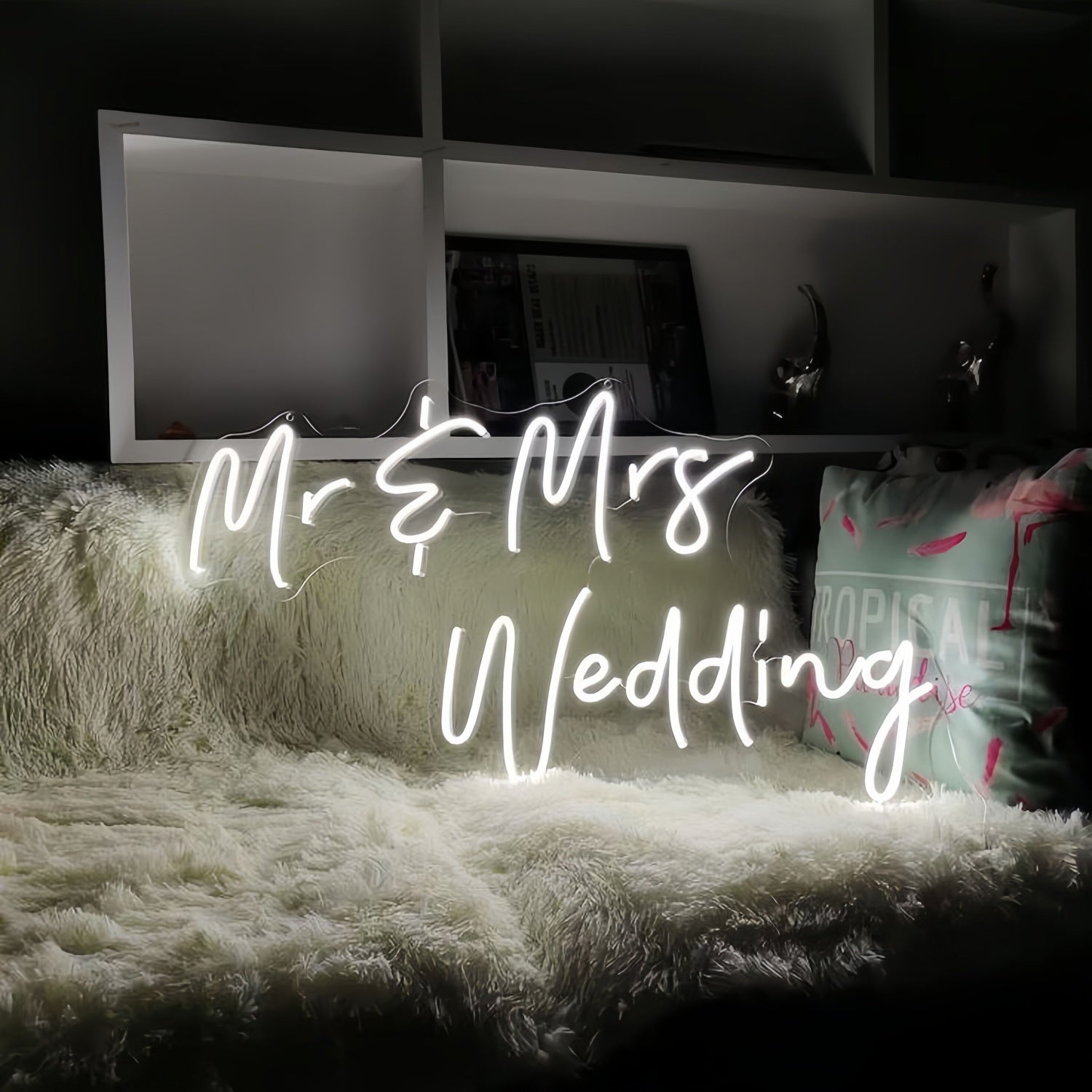 Mr And Mrs Wedding Decor Neon Sign | Shineneon