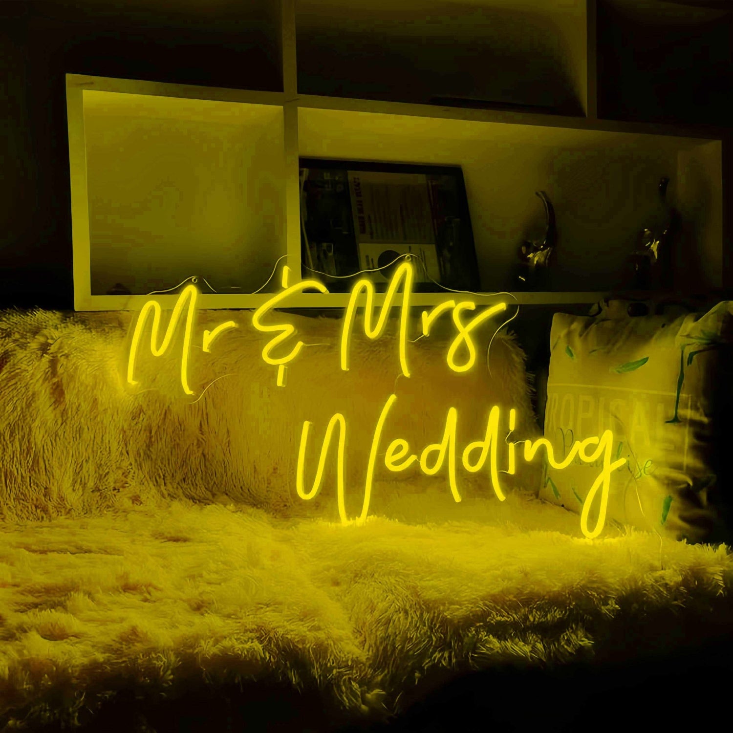 Mr And Mrs Wedding Decor Neon Sign | Shineneon