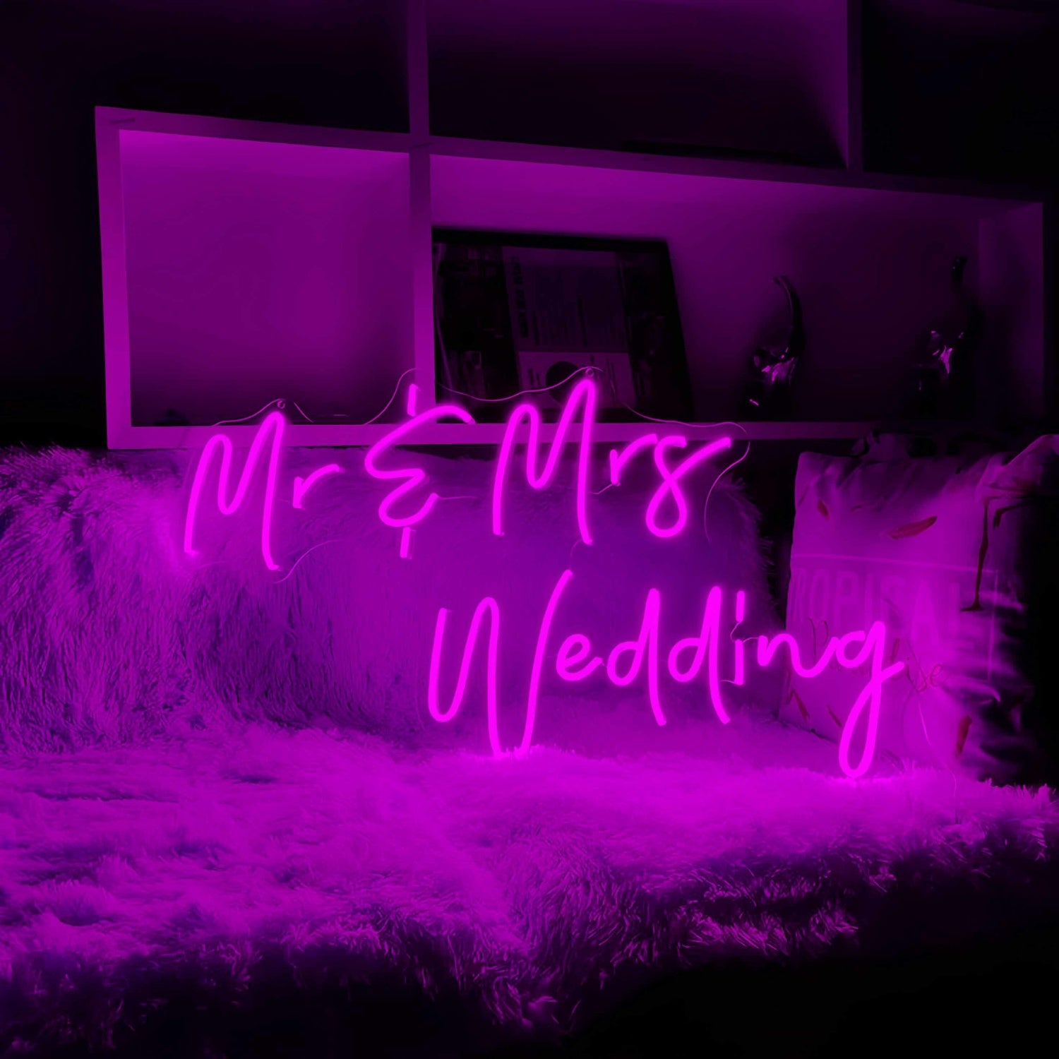 Mr And Mrs Wedding Decor Neon Sign | Shineneon