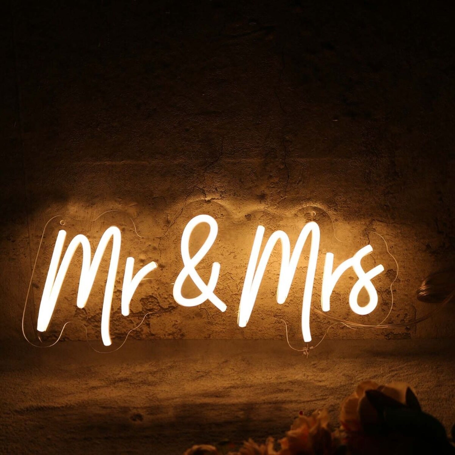 Mr And Mrs Yellow Neon Sign | Shineneon