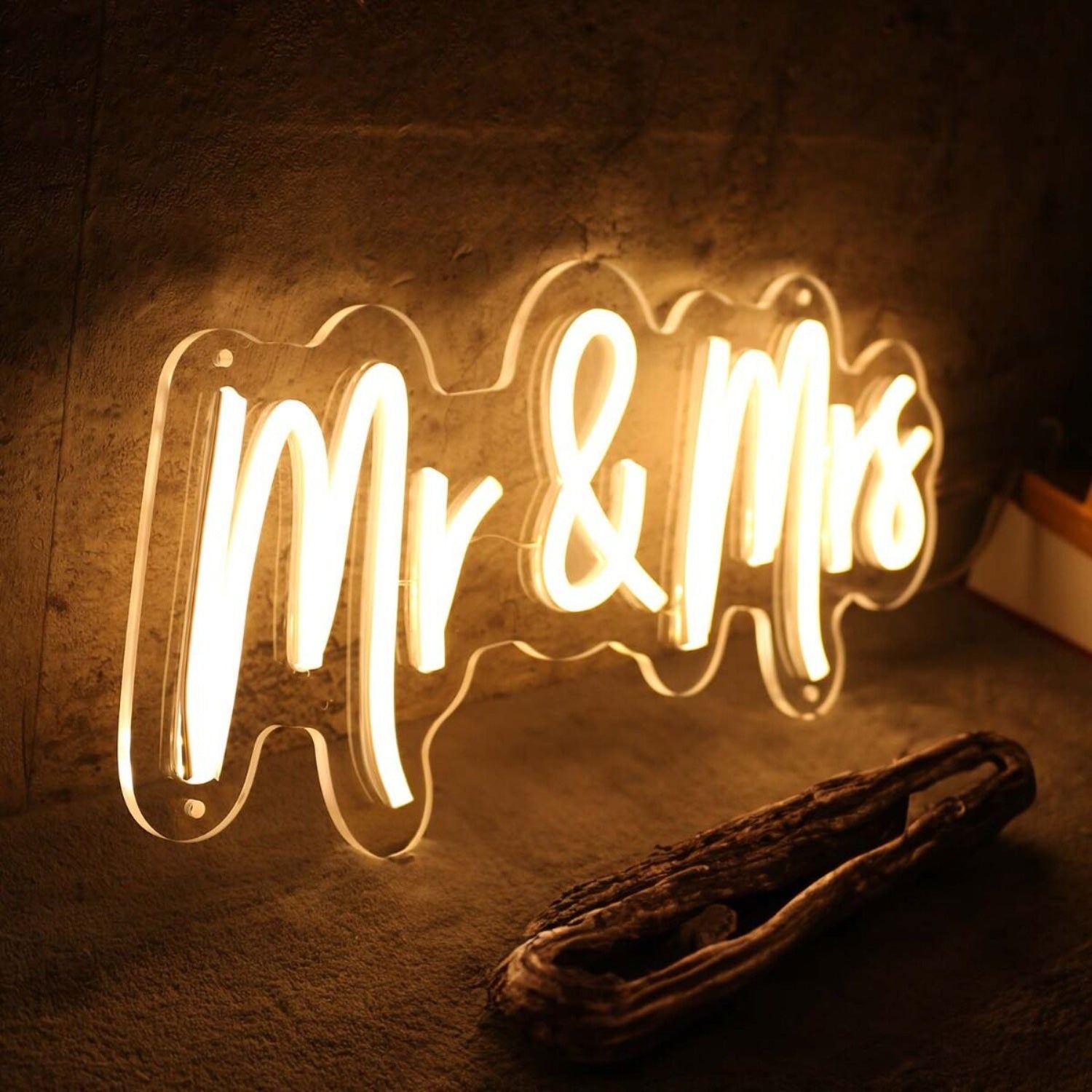 Mr And Mrs Yellow Neon Sign | Shineneon