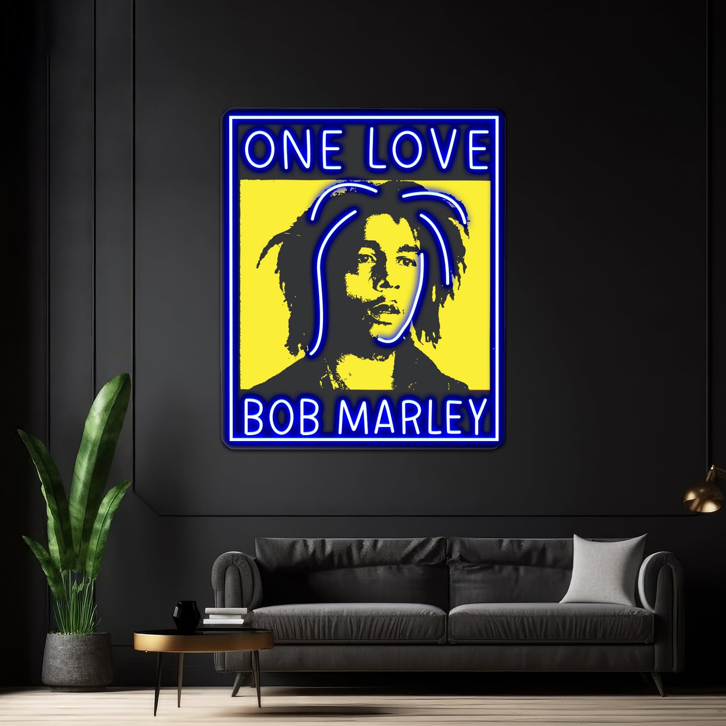 Mr Astronautsbob Marley Bob Artwork Neon Sign Led