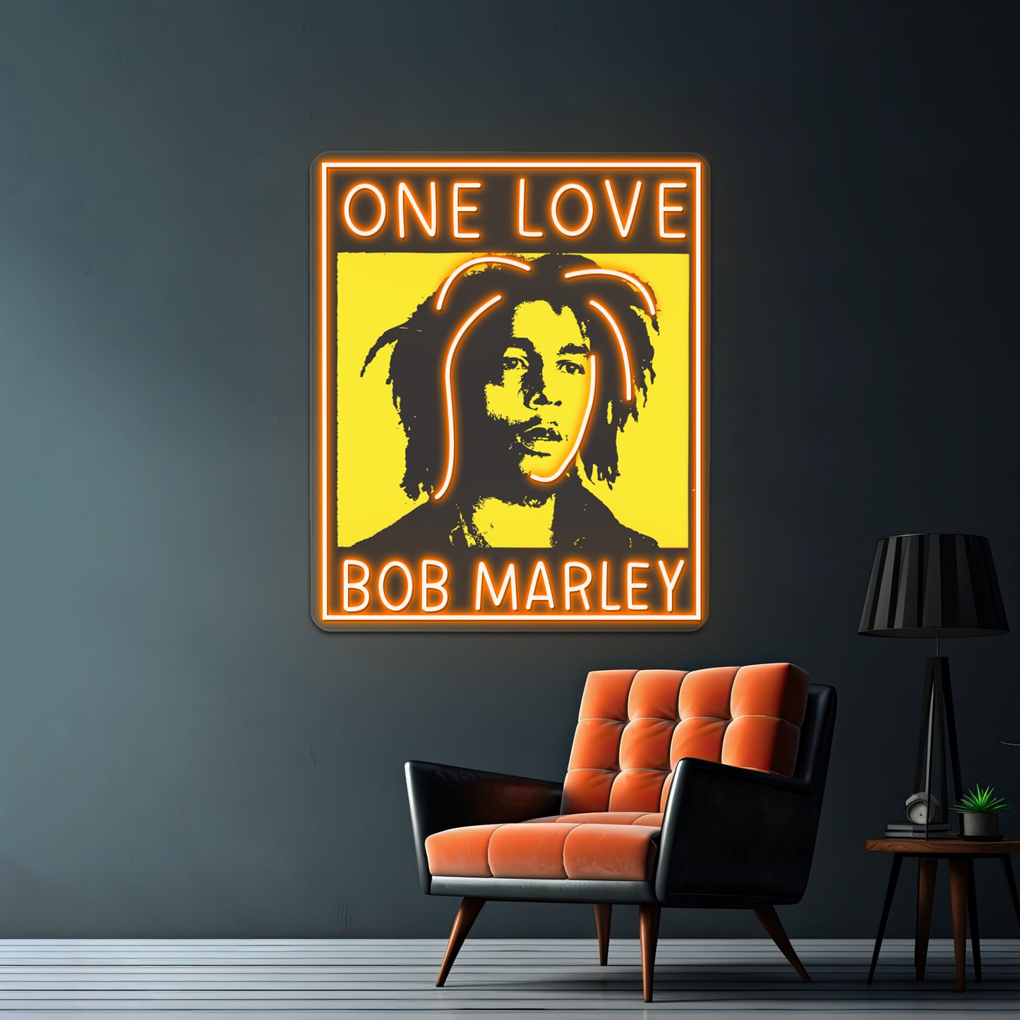 Mr Astronautsbob Marley Bob Artwork Neon Sign Led