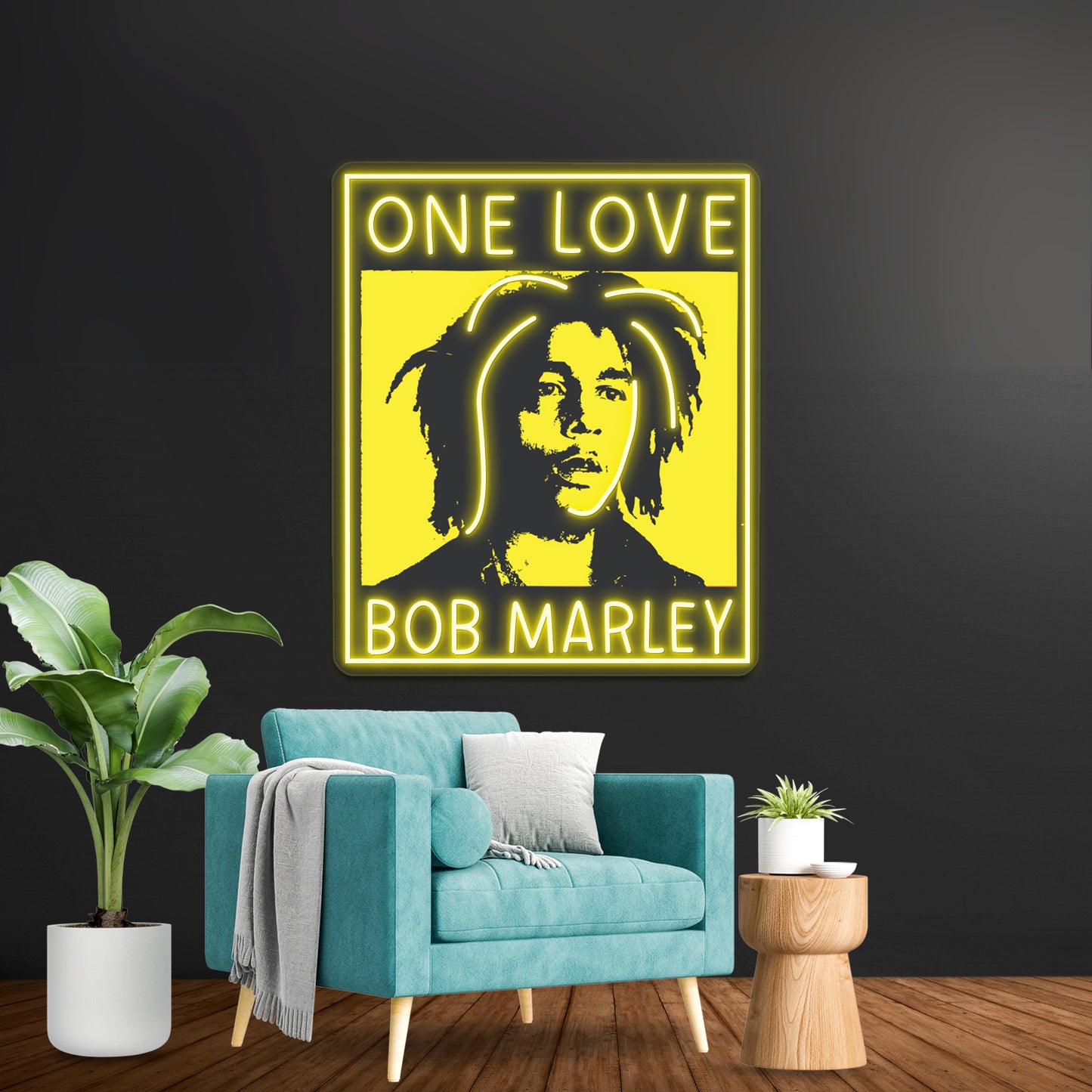 Mr Astronautsbob Marley Bob Artwork Neon Sign Led