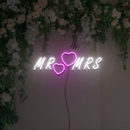 Mr Love Mrs Neon Sign For Home Party | Shineneon