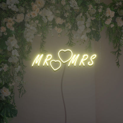 Mr Love Mrs Neon Sign For Home Party | Shineneon