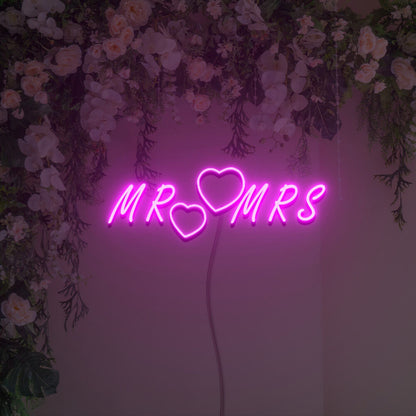Mr Love Mrs Neon Sign For Home Party | Shineneon