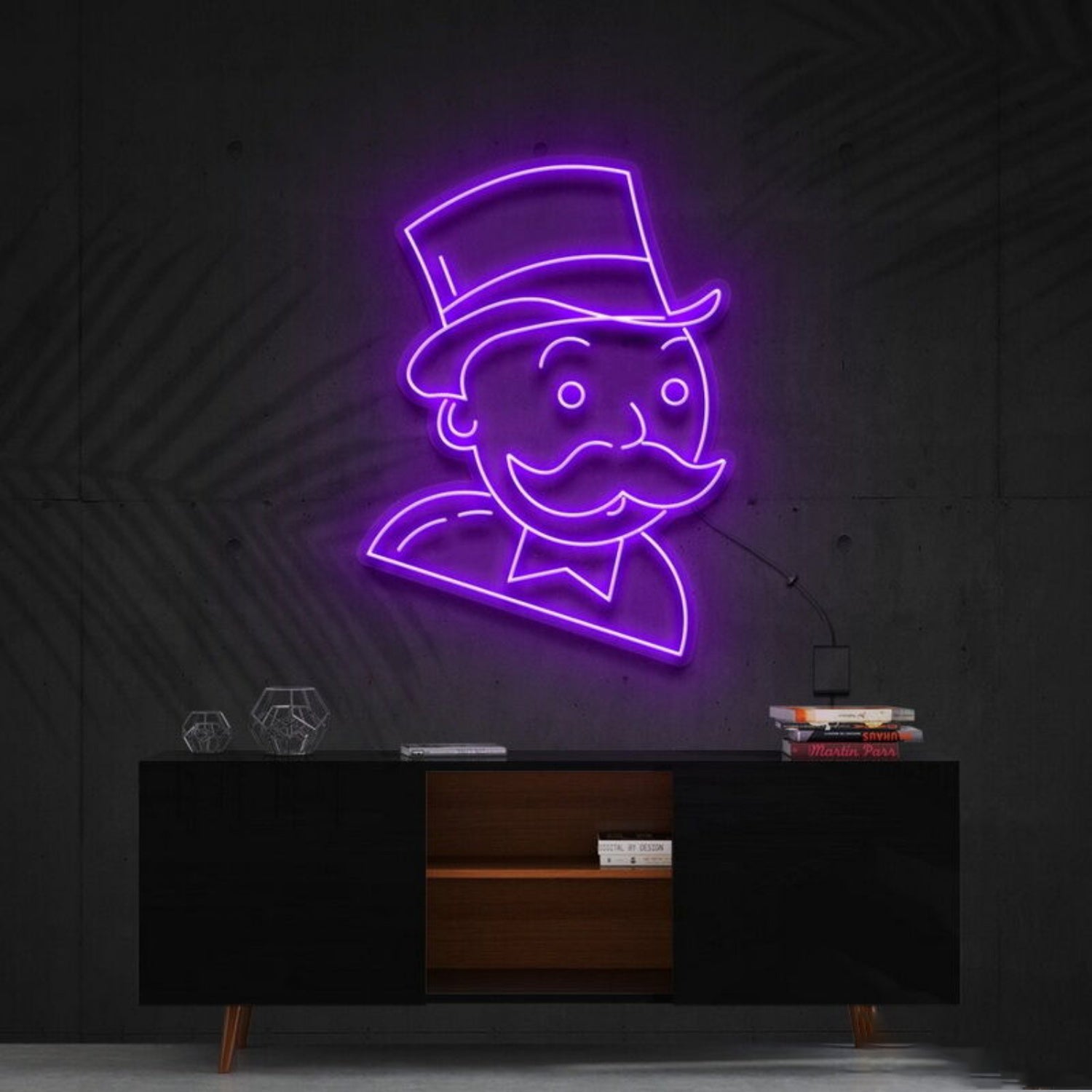 Mr Monopoly Led Neon Sign For Game Rooms | Shineneon