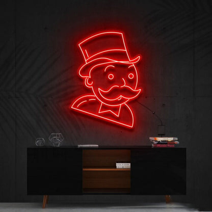 Mr Monopoly Led Neon Sign For Game Rooms | Shineneon