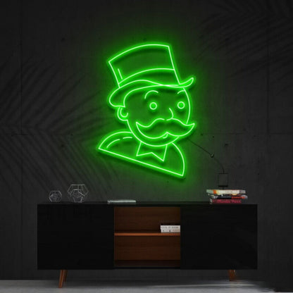 Mr Monopoly Led Neon Sign For Game Rooms | Shineneon